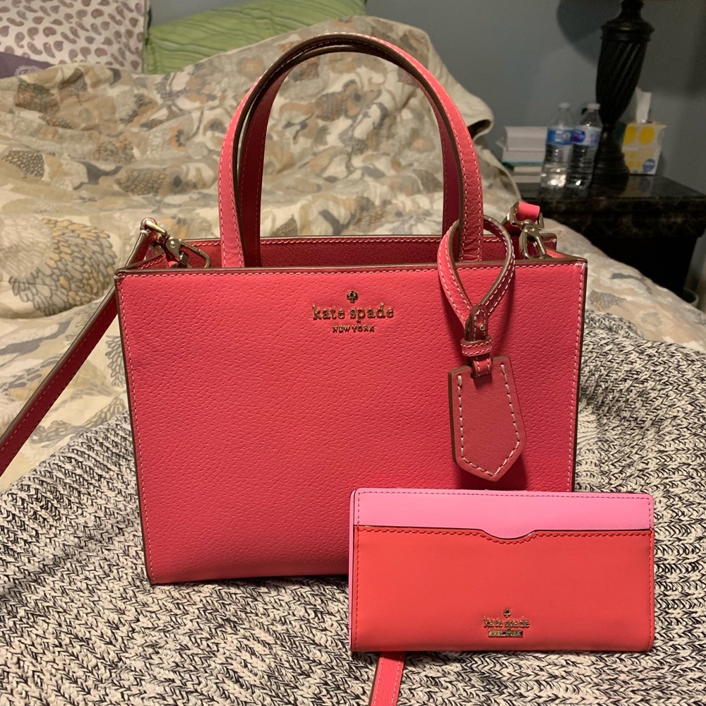 Kate Spade Sam Purse Bright Flamingo